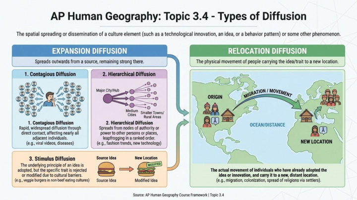 AP Human Geography Unit visual slide 5