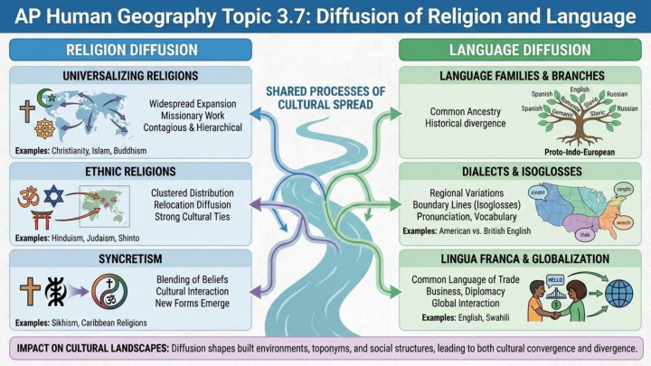 AP Human Geography Unit visual slide 8