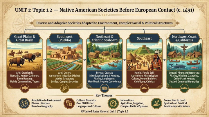 AP US History Unit 1 visual review slide 3