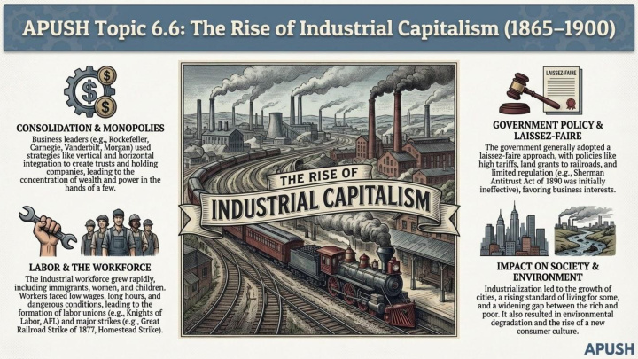 AP US History Unit 6 visual review slide 7