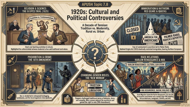 AP US History Unit 7 visual review slide 9