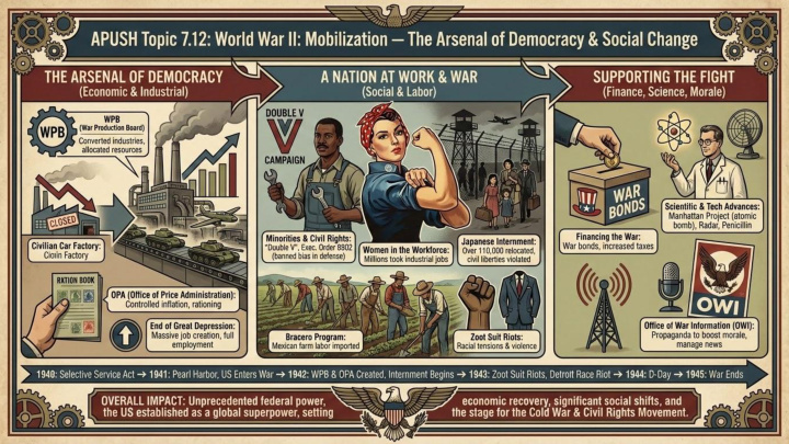 AP US History Unit 7 visual review slide 13