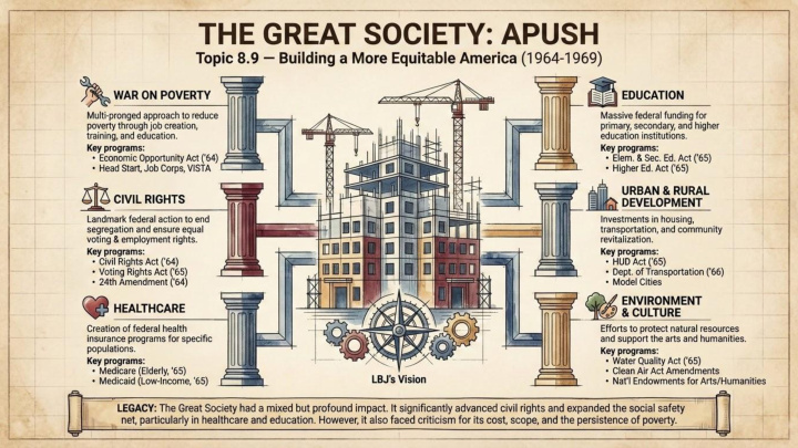 AP US History Unit 8 visual review slide 10