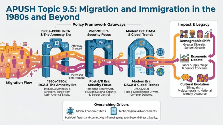 AP US History Unit 9 visual review slide 6