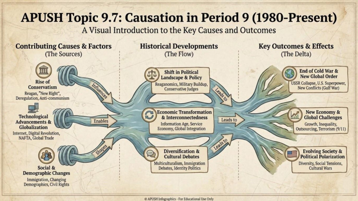 AP US History Unit 9 visual review slide 8